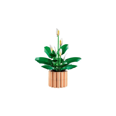 Set ndërtimi LEGO Botanicals Peace Lily 11504, 474 pjesë, dekor për të rritur, shumëngjyrësh