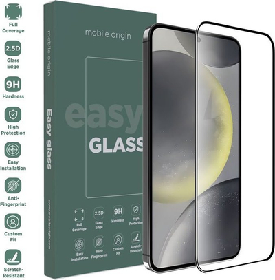 Xham mbrojtës ekrani Mobile Origin EasyGlass për Samsung Galaxy S24+, Double Strong, transparent