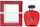Ujë tualeti Carroll Shelby Cobra Red për burra, 100ml, i kuq