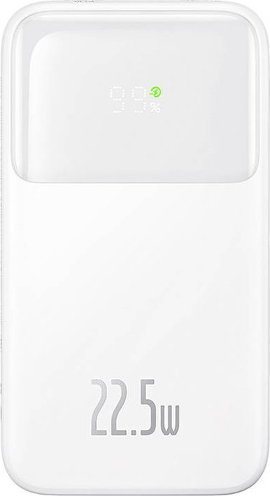 Powerbank Baseus Comet, 10000mAh, 22.5W, i bardhë