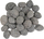 Guva lavë dekorative Black Lava, 30-50mm, 5kg, ngjyrë antracit e zezë