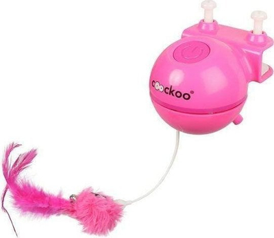 Lodër lazer për mace Coockoo Roxy, elektronike, me pendë, rozë