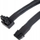 Kabllo SilverStone PP14-90 12VHPWR, 12+4 pin nga furnizimi në 12+4 pin te karta grafike 90°, i zi