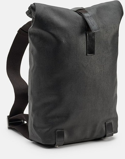 Çantë shpine Brooks Pickwick, 12L, pambuk i papërshkueshëm nga uji, e zezë
