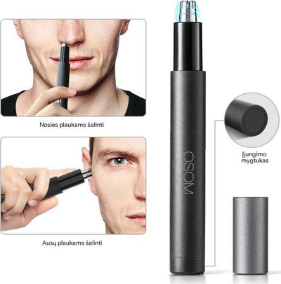 Makineri për qime hunde dhe veshësh Osom Hair Trimmer, gri