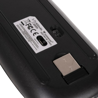 Mouse wireless gaming Dunmoon 21843, RGB, DPI i rregullueshëm, i zi