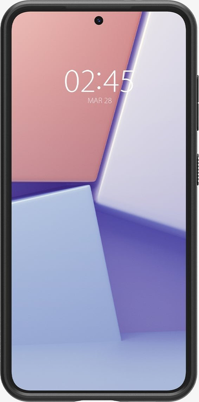 Mbrojtëse telefoni Spigen Liquid Slot për Samsung Galaxy S24 Plus, me vend për kartelë, mat, e zezë
