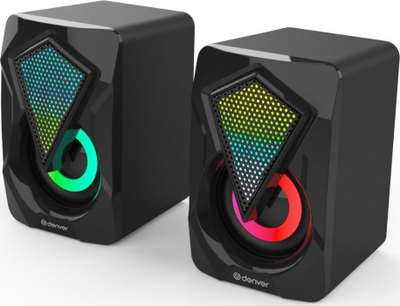 Kutia folesh Denver 2.0 RGB Gaming, 2 x 3W RMS, USB 3.5mm, i zi