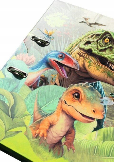 Dosje kartoni Herma A3 me goma, me dinosaurë, shumëngjyrëshe