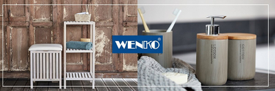 Set WC Wenko 22507100, metal, lartësi 73 cm, krom argjendi