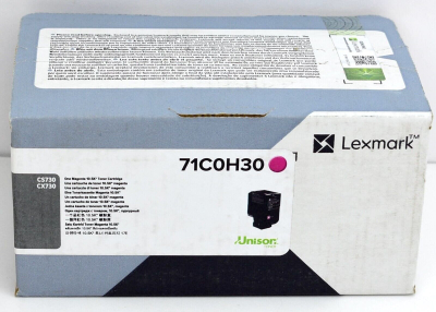 Toner Lexmark 71C0H30, magenta, kapacitet i madh, origjinal