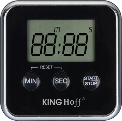 Kronometër kuzhine KingHoff KH-1819, digjital, me magnet, i zi