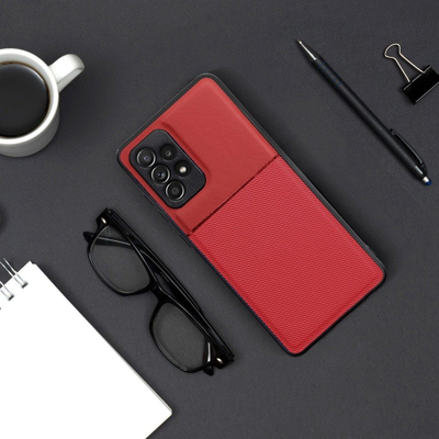 Kllëf telefoni Forcell NOBLE për Samsung Galaxy A13 4G, magnetik, i kuq