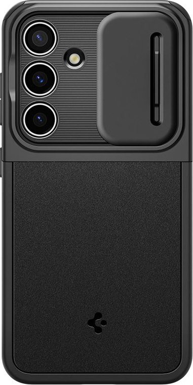 Mbulesë telefoni Spigen Samsung Galaxy S24 Optik Armor, mbrojtje kamere, e zezë