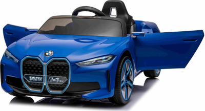 Makinë elektrike lodër BMW i4, me telekomandë, drita LED, e bardhë
