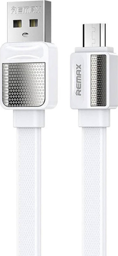 Kabllo USB Micro Remax Platinum Pro, 1m, 2.4A, e bardhë