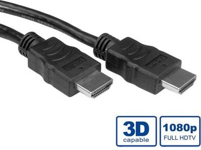 Kabllo HDMI Value High Speed, 7.5m, me Ethernet, e zezë