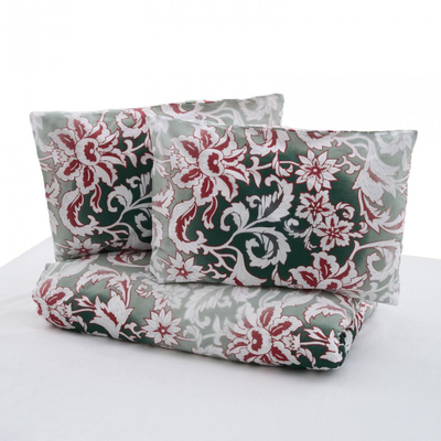 Set çarçafësh dopio Vera, 100% pambuk, 4 pjesë, shumëngjyrësh