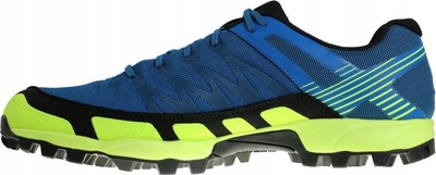 Atlete trail për goca Inov-8 Mudclaw 300, terren me baltë, taban me kunja, blu neoni