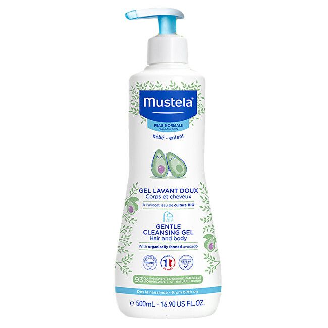 Xhel pastrimi Mustela Gentle Cleansing, 500 ml