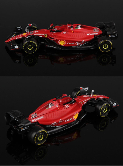 Model makine Bburago Ferrari F1-75, 1:43, metal, e kuqe