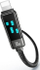 Kabllo USB Usams Meteor Series SJ743USB0, USB C në Lightning, 1.2m, 30W, e zezë