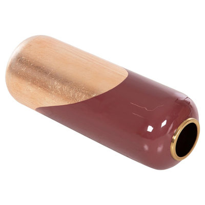 Vazo dyshemeje dekorative Raksasa Φ24x69Hcm (HM4232.06), kuqe/ ari