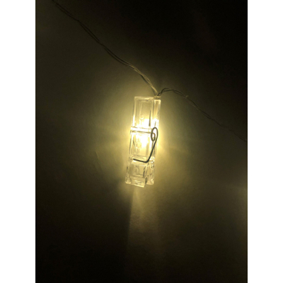 Dritë dekorative Focus Photoclips, LED, 3m me 20 klipsa, transparente