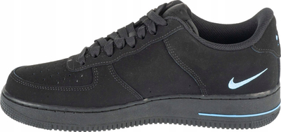 Atlete Nike Air Force 1 '07 M HV6223-001, lëkurë, taban gome, të zeza