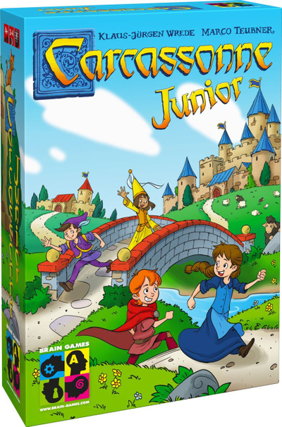 Lojë tavoline Brain Games Carcassonne Junior, për kalamaj, shumëngjyrëshe