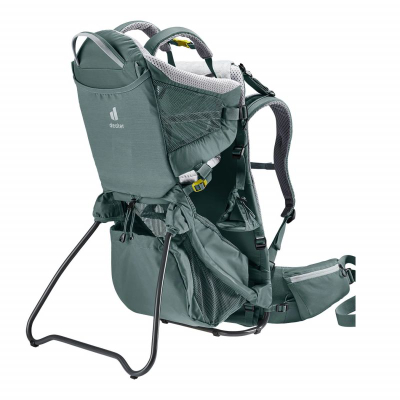 Shpinore për krah për kalama Deuter Kid Comfort Active, sistem Aircontact, mbështetje e rehatshme, jeshile teal