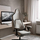 Karrige zyre ThunderX3 CORE Armchair LOFT, ergonomike, me mbështetëse këmbësh, gri