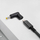 Adapter karikues Akyga USB-C në 4.0x1.7 mm, 100 W, 5 A, i zi