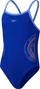Kostum noti për goca Speedo Plastisol Thinstrap Muscleback, që s’e ha klori, blu koral