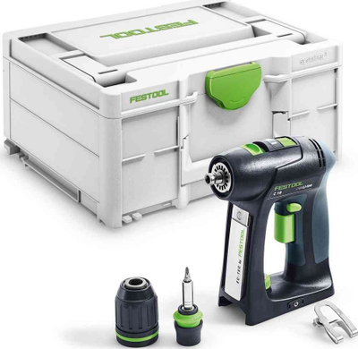 Stërvitëse kaçavidë pa kabllo Festool C 18 Basic 4.0, 18V, pa bateri dhe karikues, e zezë
