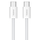 Kabllo USB C në USB C Baseus Superior, 30W, 1m, e bardhë