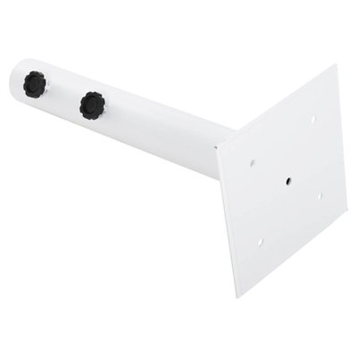 Bazë çadre metalike HM6011, diametër 60mm, lartësi 51cm, e bardhë