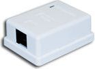 Prizë rrjeti Alantec GN005, RJ45 1 portë, STP Cat 5e, e bardhë