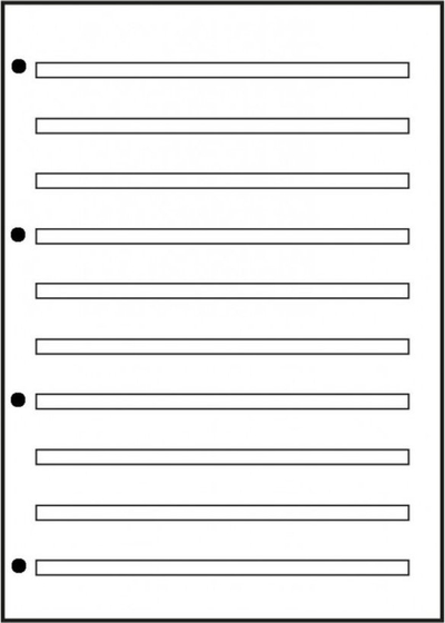Bllok shënimesh Oxford Worksheet Pad A4, 50 fletë, 90 g/m², i bardhë