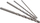 Spiralë për metal White Long Drill Bit, HSS, 3mm 240mm, gri metalike