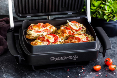 Tefal OptiGrill XL GC724D Контактен Грил, Нерѓосувачки Челик
