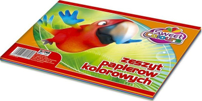 Bllok shënimesh Koma Plast Colored Paper A5, fletë me ngjyra