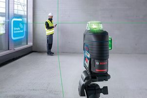 Laser i gjelbër 3-rrezësh Bosch GLL 3-80 CG Professional (0.601.063.T00)