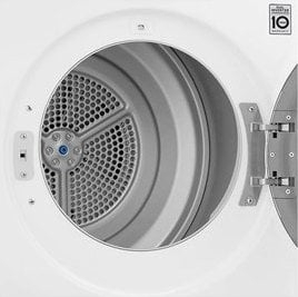 Сушара за алишта LG Eco Hybrid Dual Inverter RH80V3AV6N, 8 kg, топлинска пумпа, бела