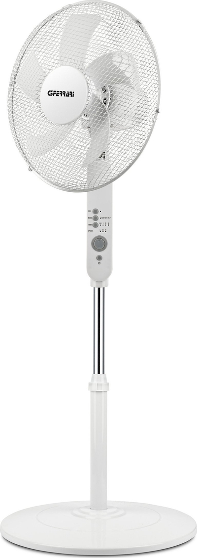 Ventilator në këmbë G3 Ferrari G50046 Libeccio Remote, 45W, 5 fletë, i bardhë