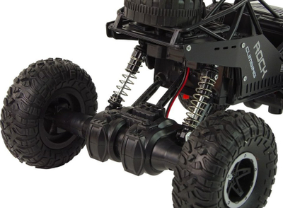 Makine lodër me telekomandë Leantoys Rover, shkalle 1:16, e zeze