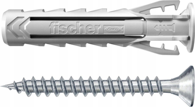 Set dublash me vida Fischer SX Plus 5x25 S, diametër 5 mm, 20 copë, gri