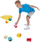 Lojë 2 në 1 SES Creative Can Toss dhe Soft Boules Petanque 02292, set me kanaçe dhe topa të butë, shumëngjyrëshe