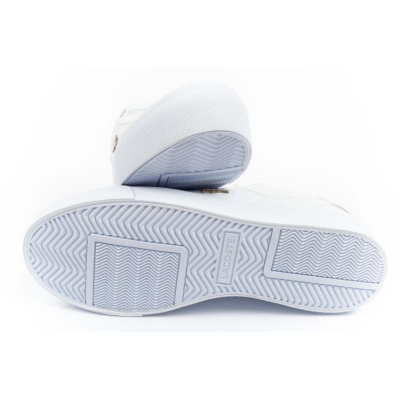 Женски патики Lacoste Ziane Platform W 05216, природна кожа, ѓон Ortholite, бели