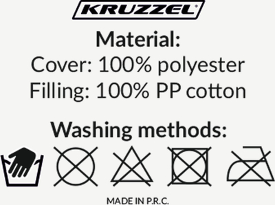 Lodër pelushi Kruzzel Seal 24644, 60 cm, gri